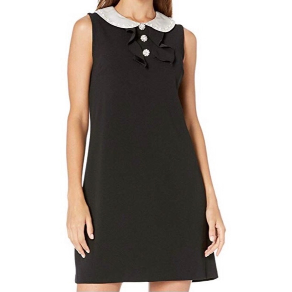 Betsey Johnson Black & White Shift Dress - SZ 2